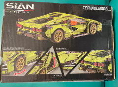 兰博基尼Sian积木跑车机械组成年高难度拼装玩具男J2002